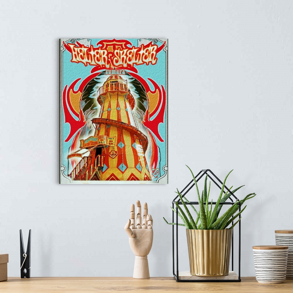 A bohemian room featuring Fab4 Helter Skelter 1