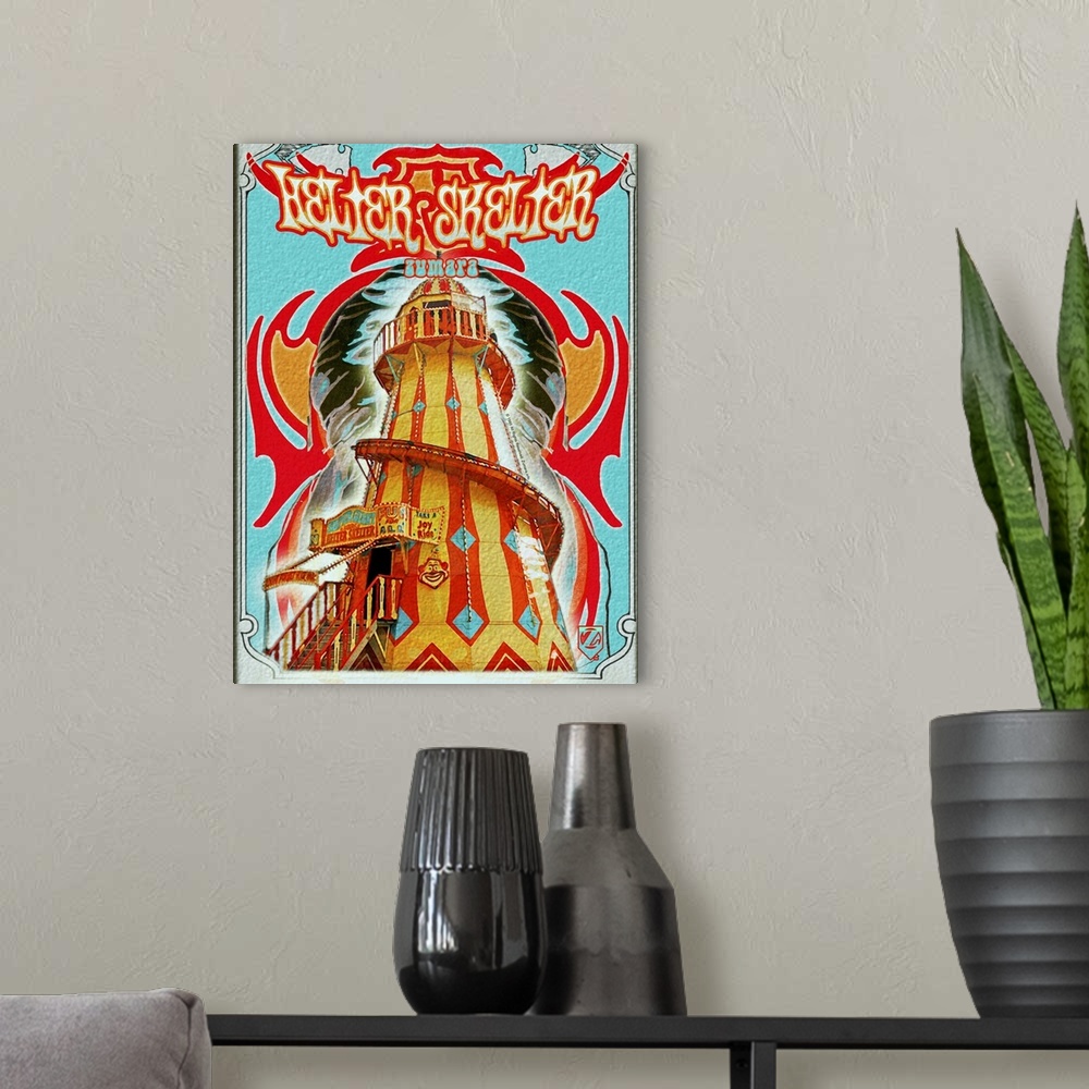 A modern room featuring Fab4 Helter Skelter 1