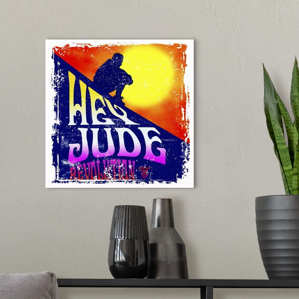 A modern room featuring Fab4 Hey Jude 3