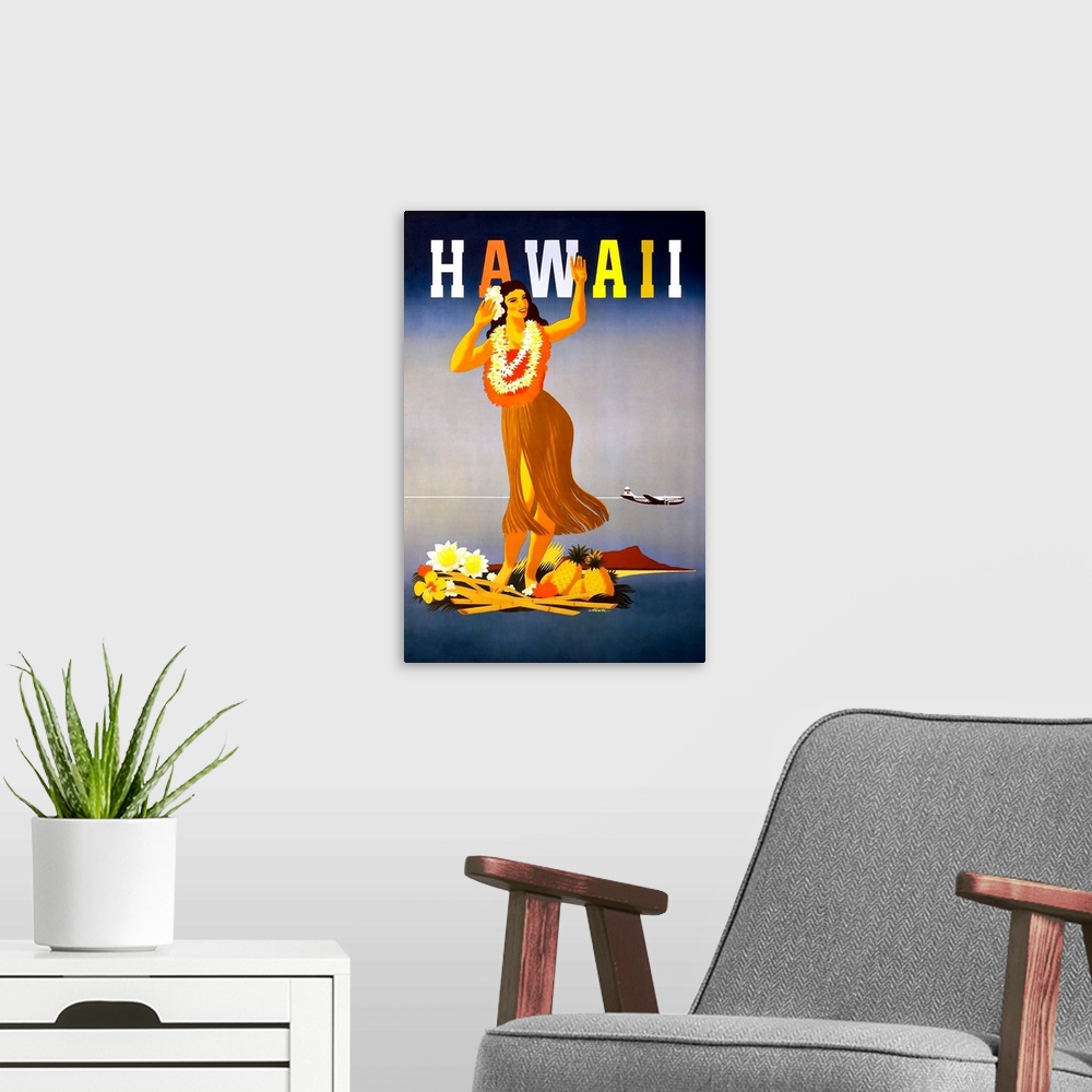 A modern room featuring Hawaii Pan American