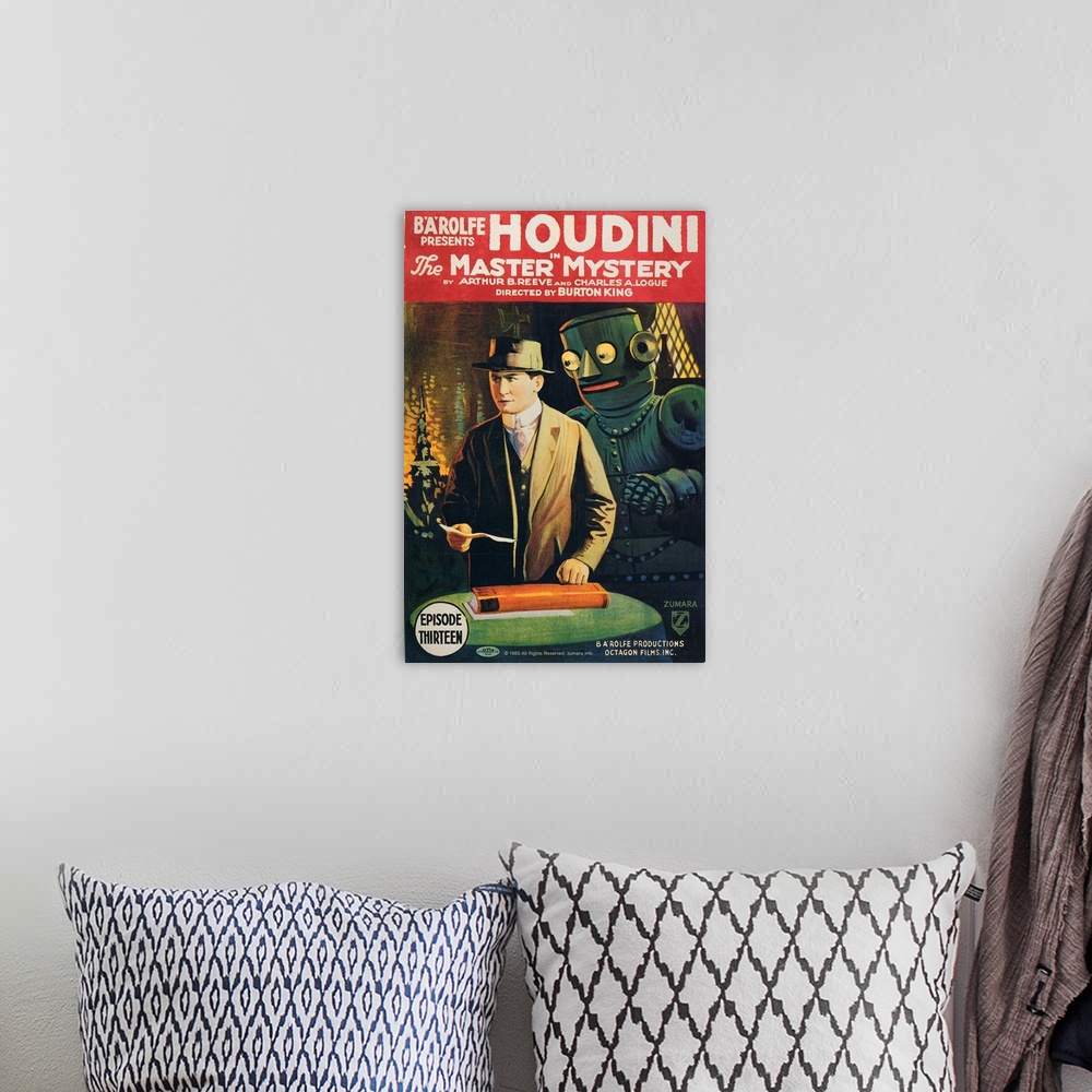 A bohemian room featuring Houdini The Master Mystery