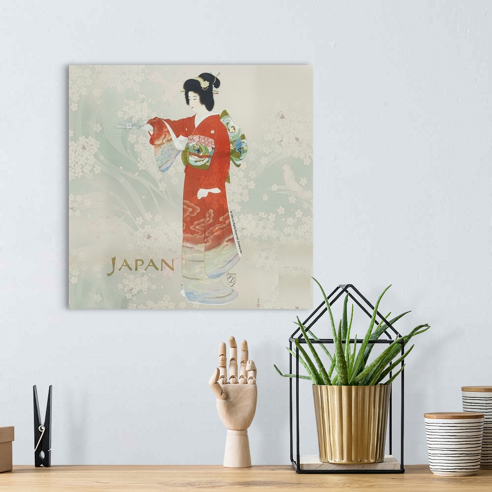 A bohemian room featuring Japanese Tourism 4