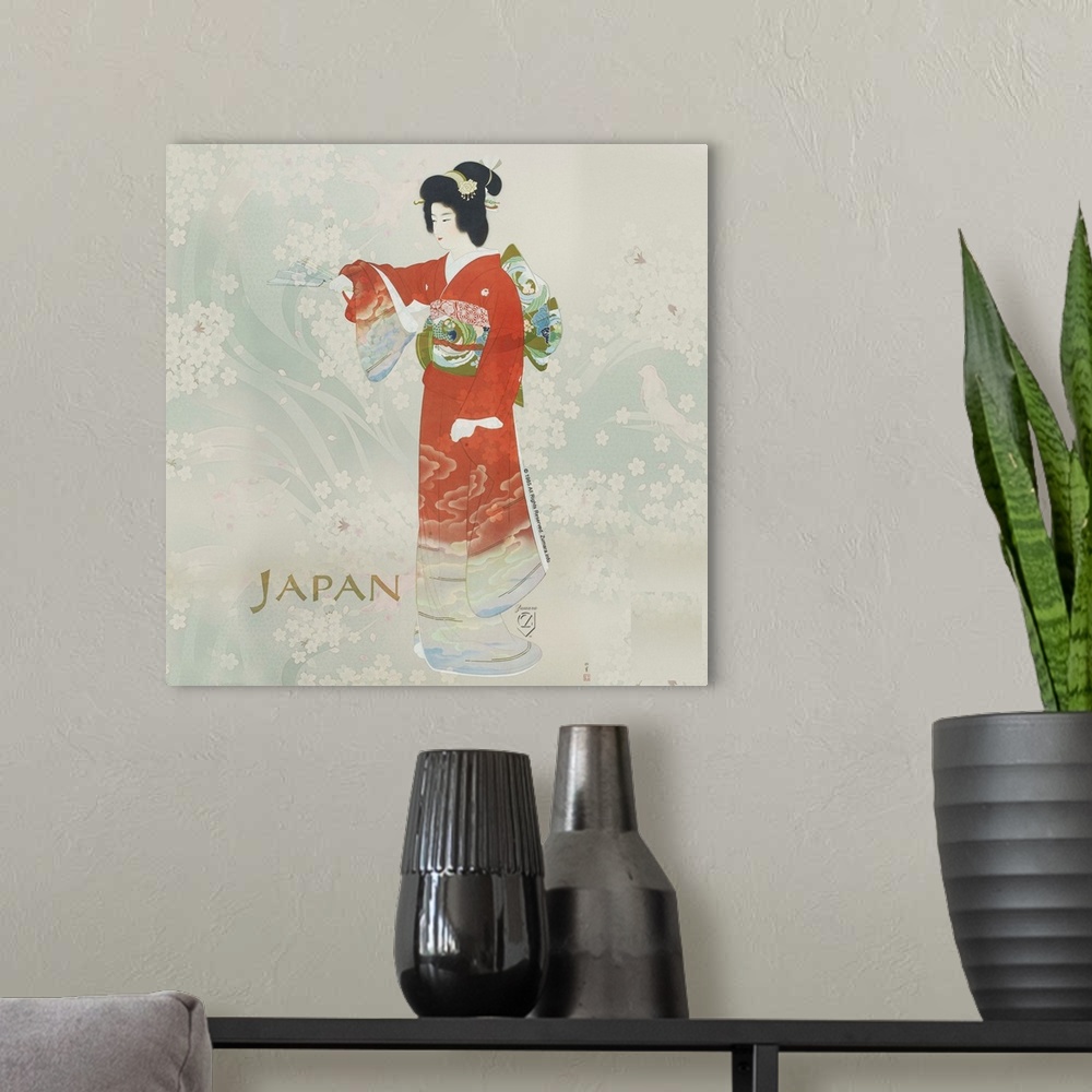 A modern room featuring Japanese Tourism 4