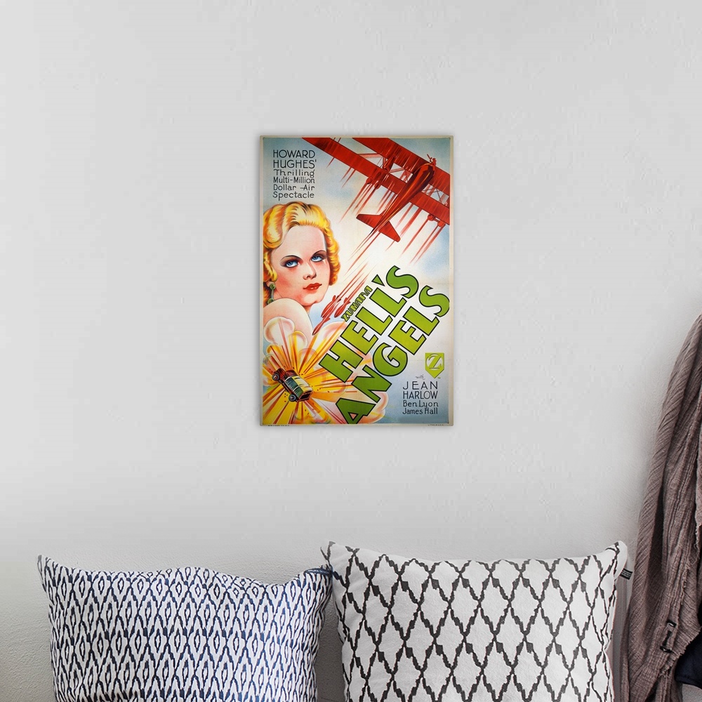 A bohemian room featuring Jean Harlow Hell's Angels 1