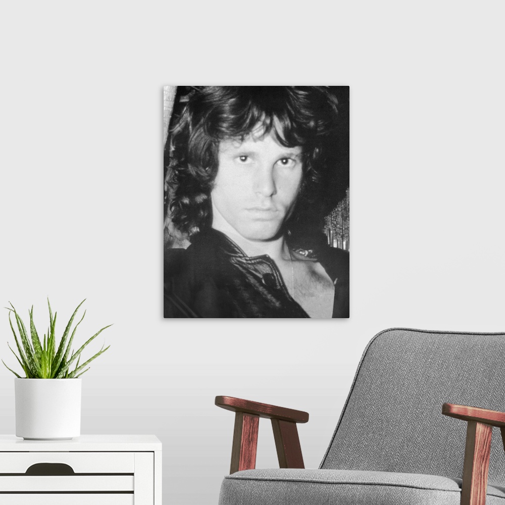 A modern room featuring Jim Morrison B