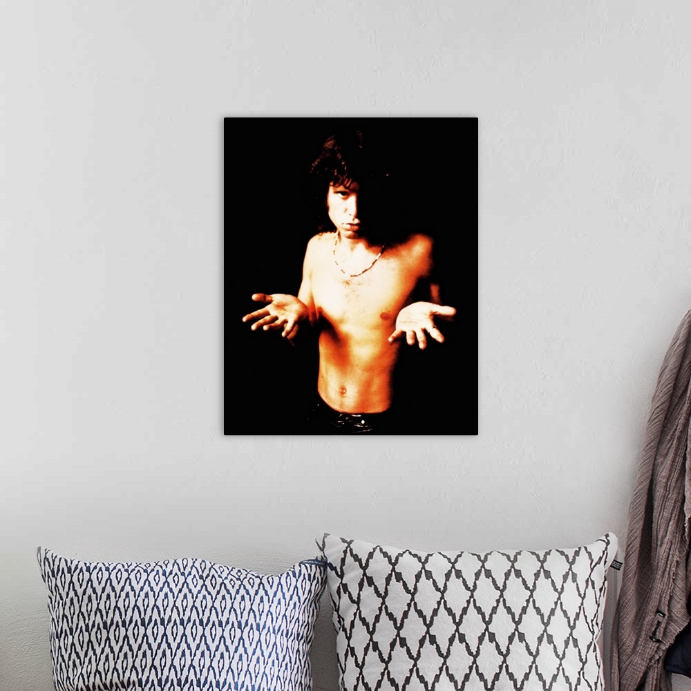 A bohemian room featuring Jim Morrison Color Hands