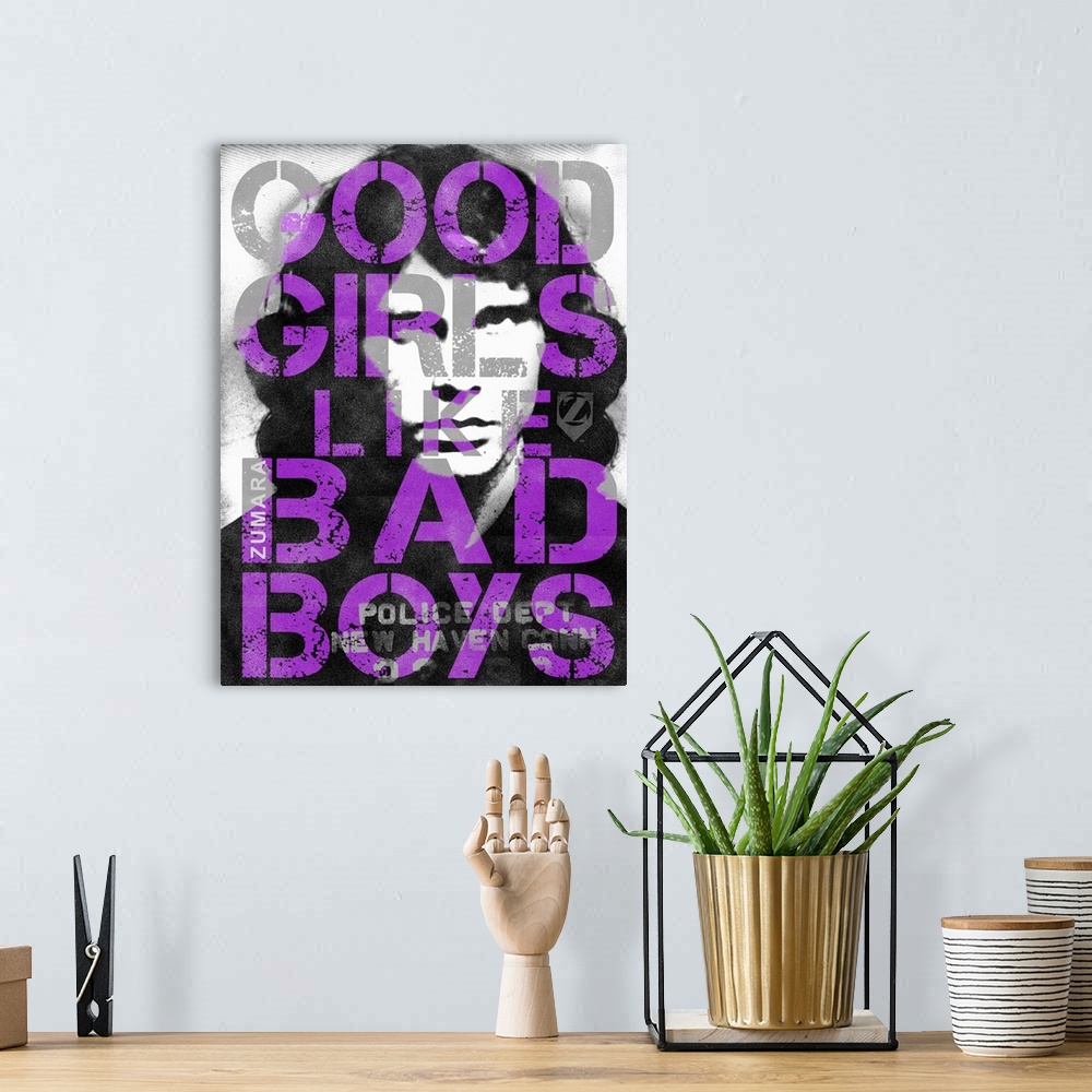 A bohemian room featuring Jim Morrison Good Girls Bad Boys