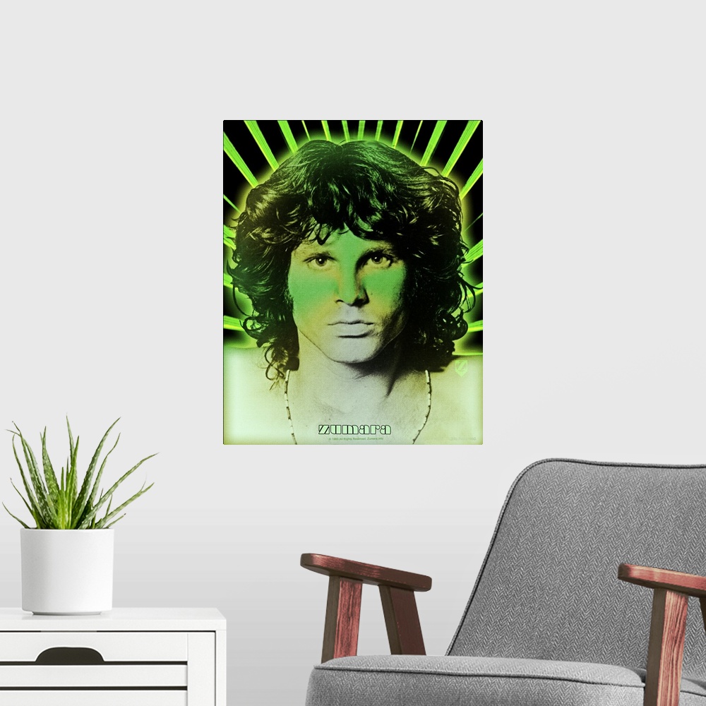 A modern room featuring Jim Morrison Greenman