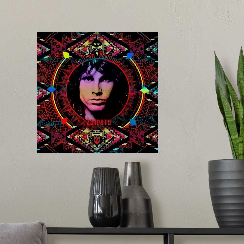 A modern room featuring Jim Morrison Indian Summer