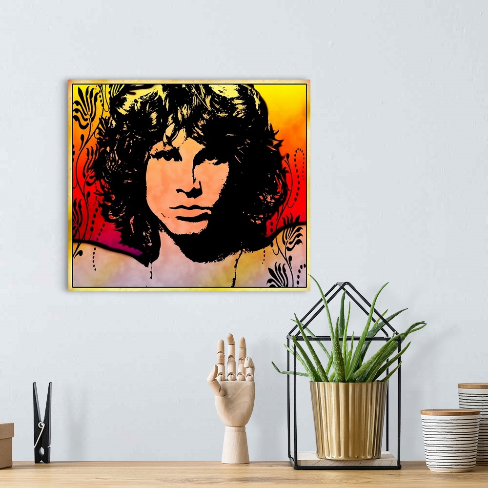 A bohemian room featuring Jim Morrison Light My Fire 3