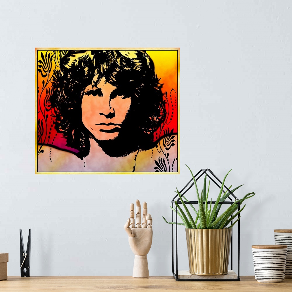 A bohemian room featuring Jim Morrison Light My Fire 3