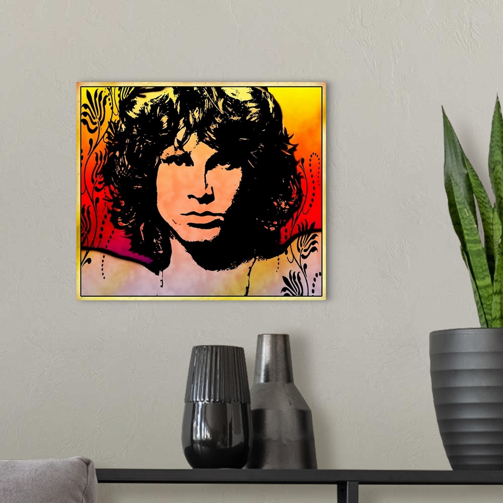 A modern room featuring Jim Morrison Light My Fire 3
