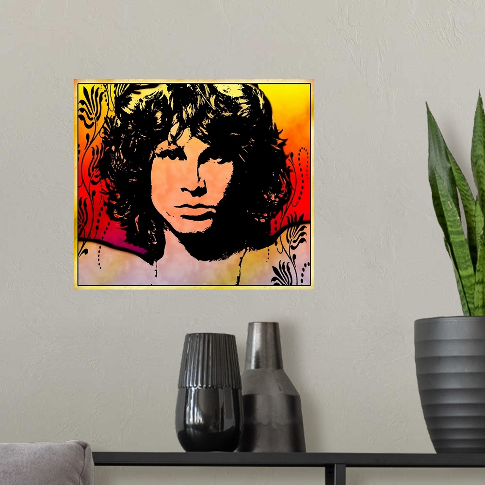 A modern room featuring Jim Morrison Light My Fire 3