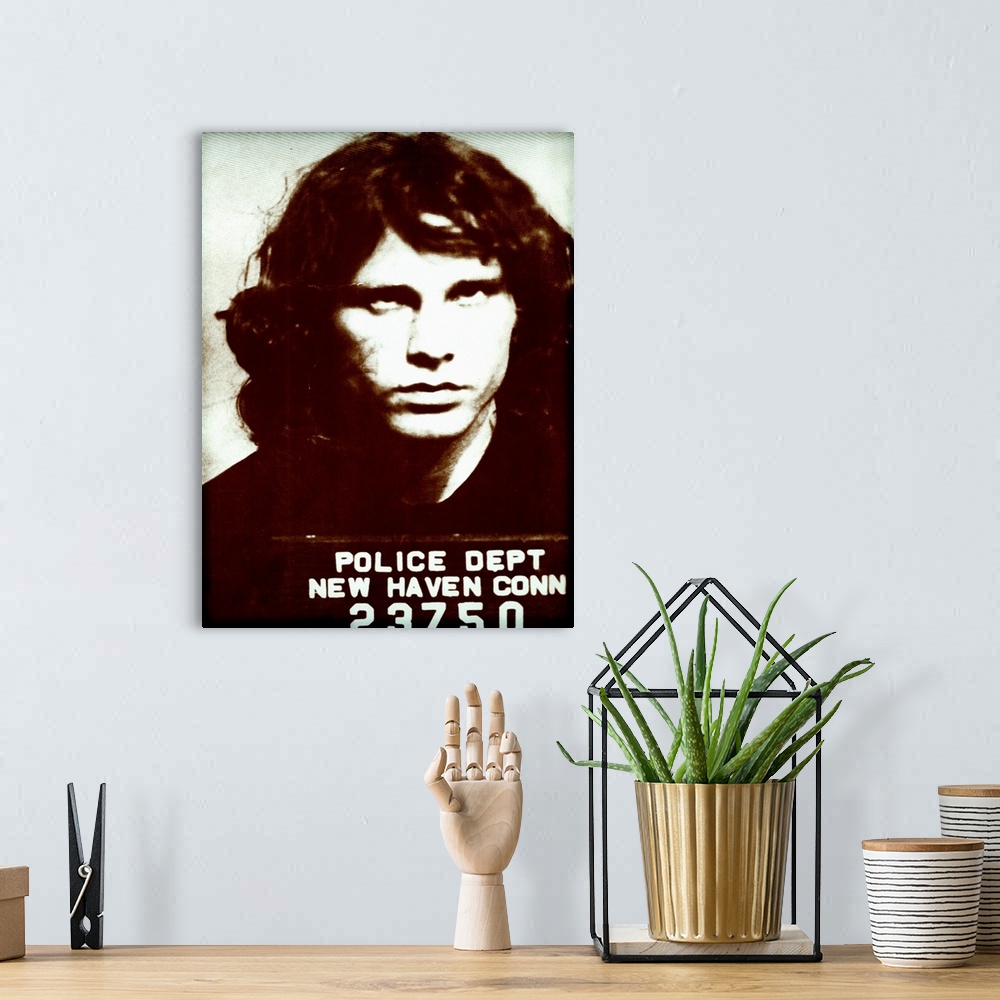 A bohemian room featuring Jim Morrison Mug Shot2