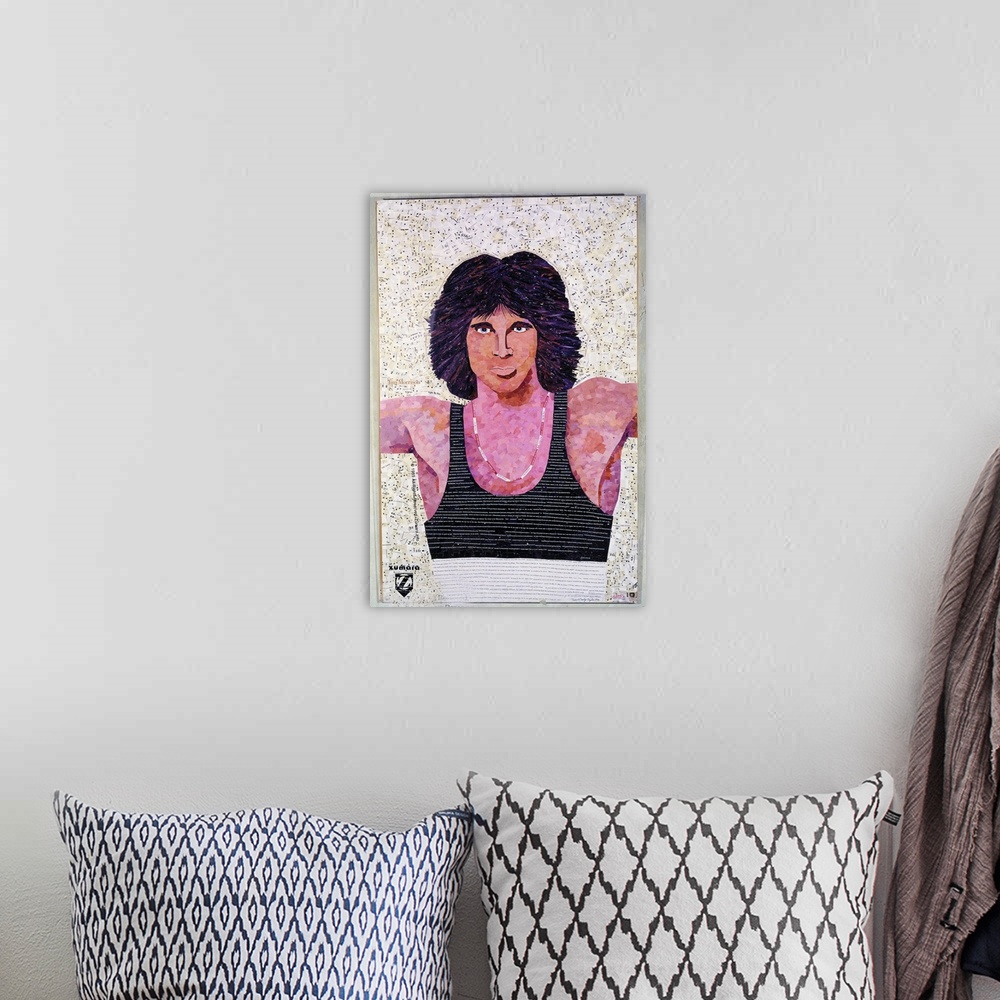 A bohemian room featuring Jim Morrison Music Notes