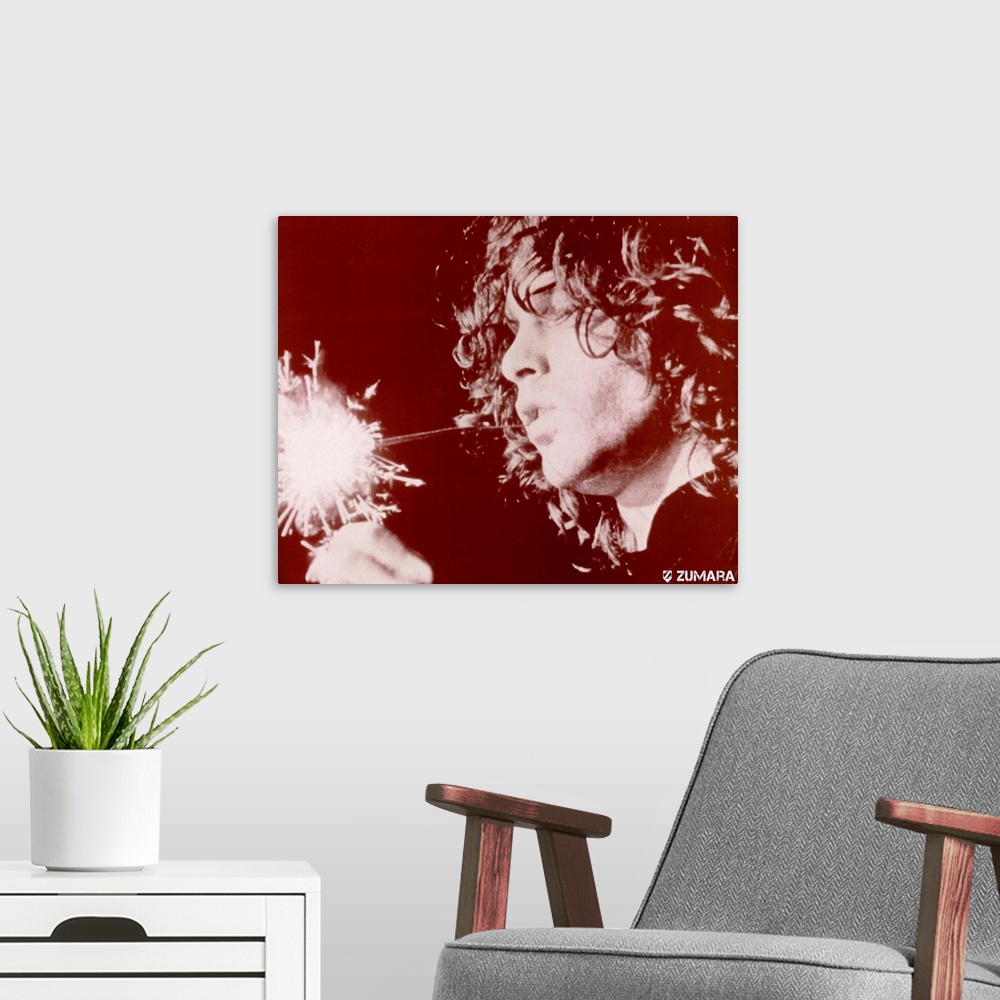 A modern room featuring Jim Morrison Sparkler