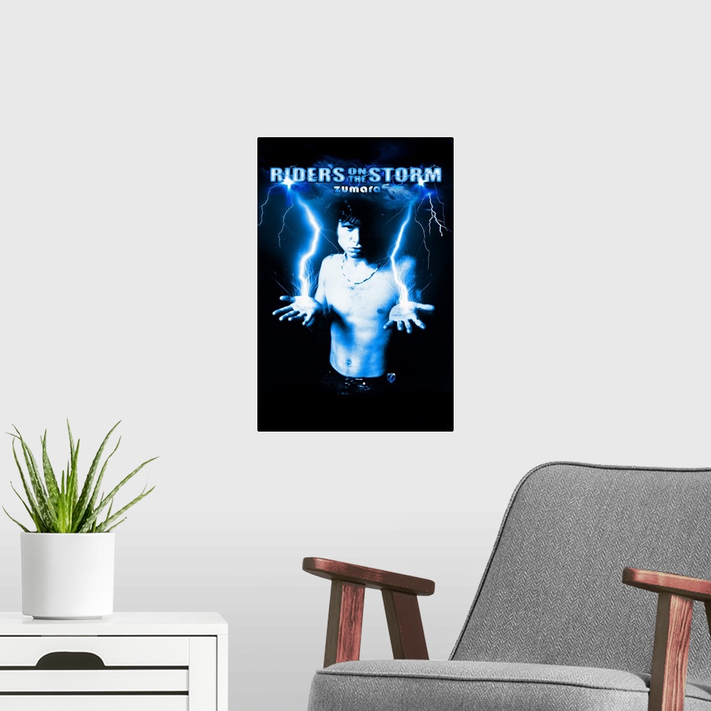 A modern room featuring Jim Morrison Storm