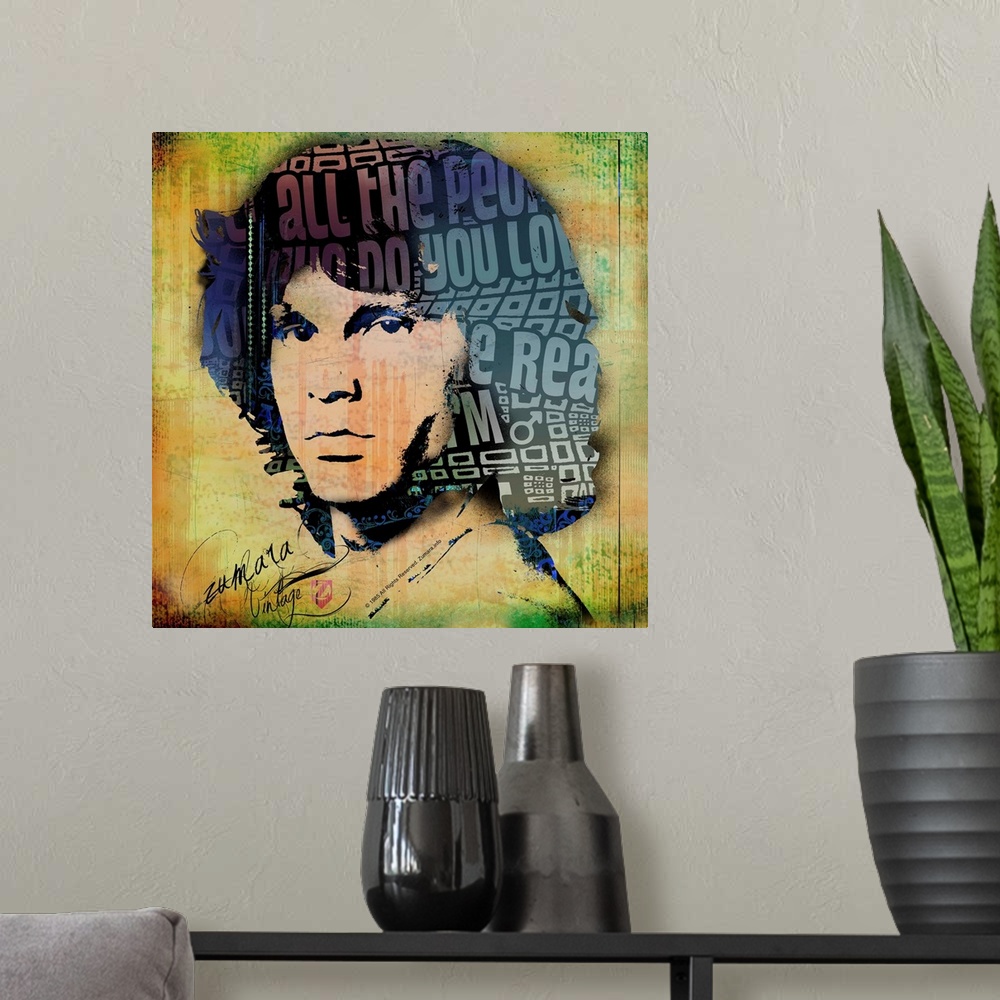 A modern room featuring Jim Morrison Typehead 2