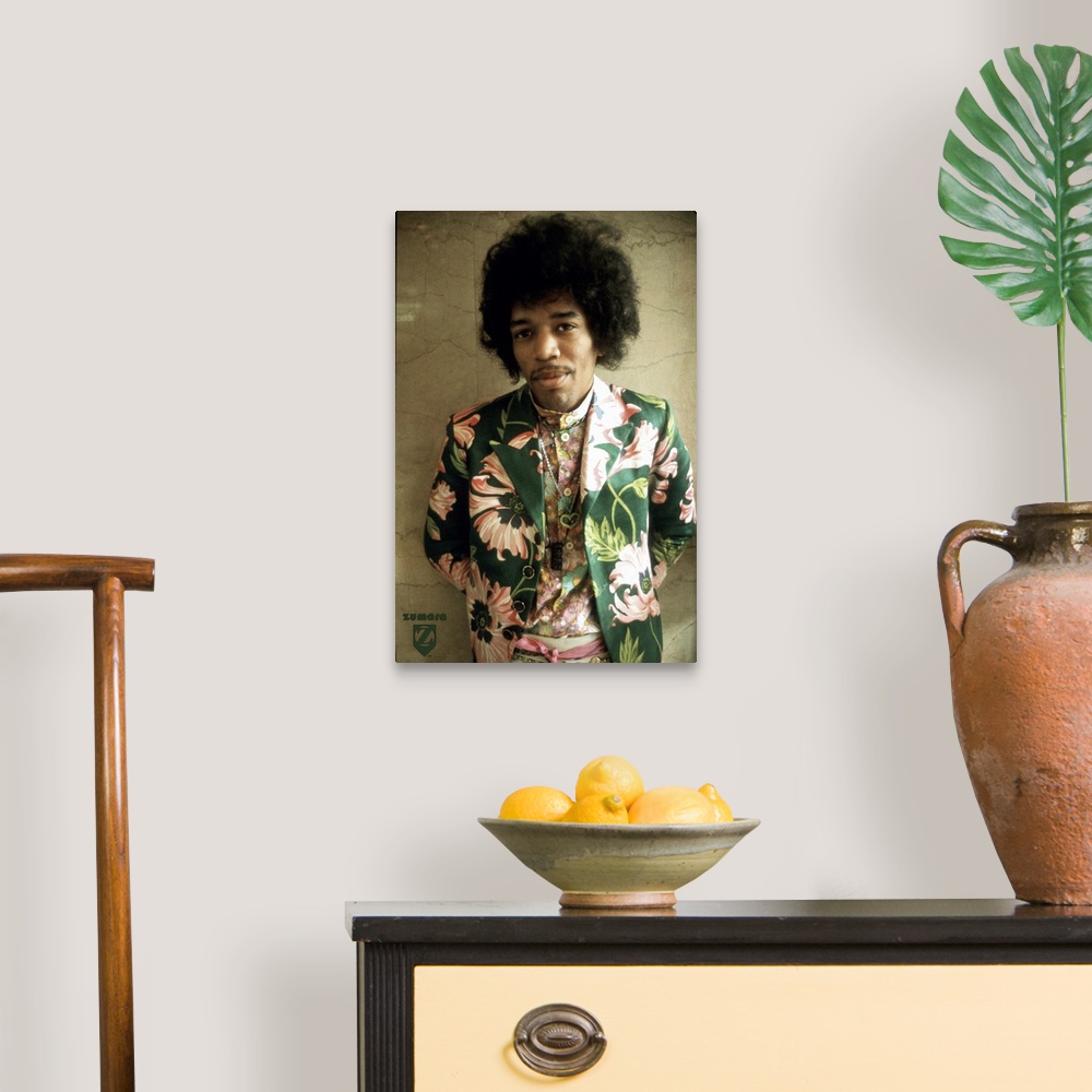 A traditional room featuring Jimi Hendrix Color1