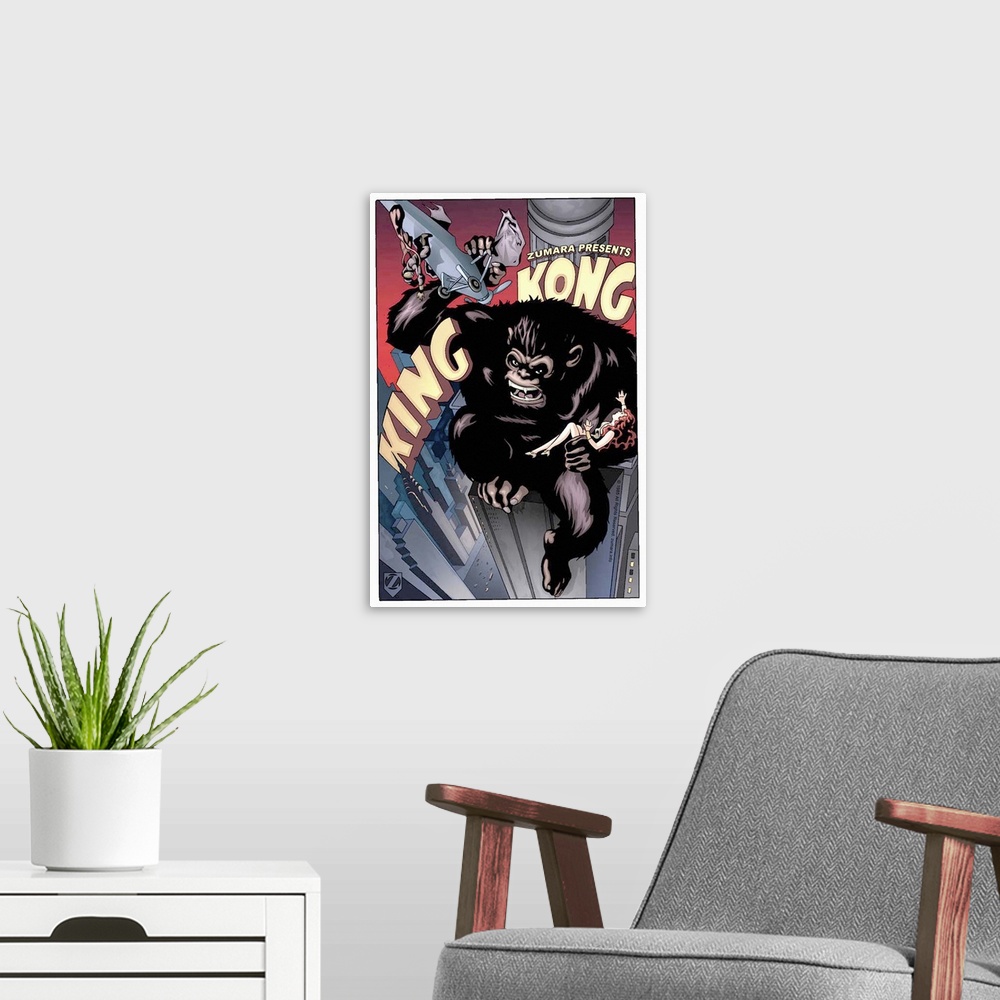 A modern room featuring King Kong Colored 17
