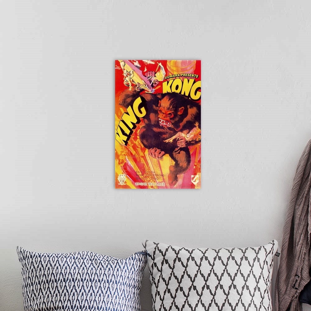 A bohemian room featuring King Kong Colored 2
