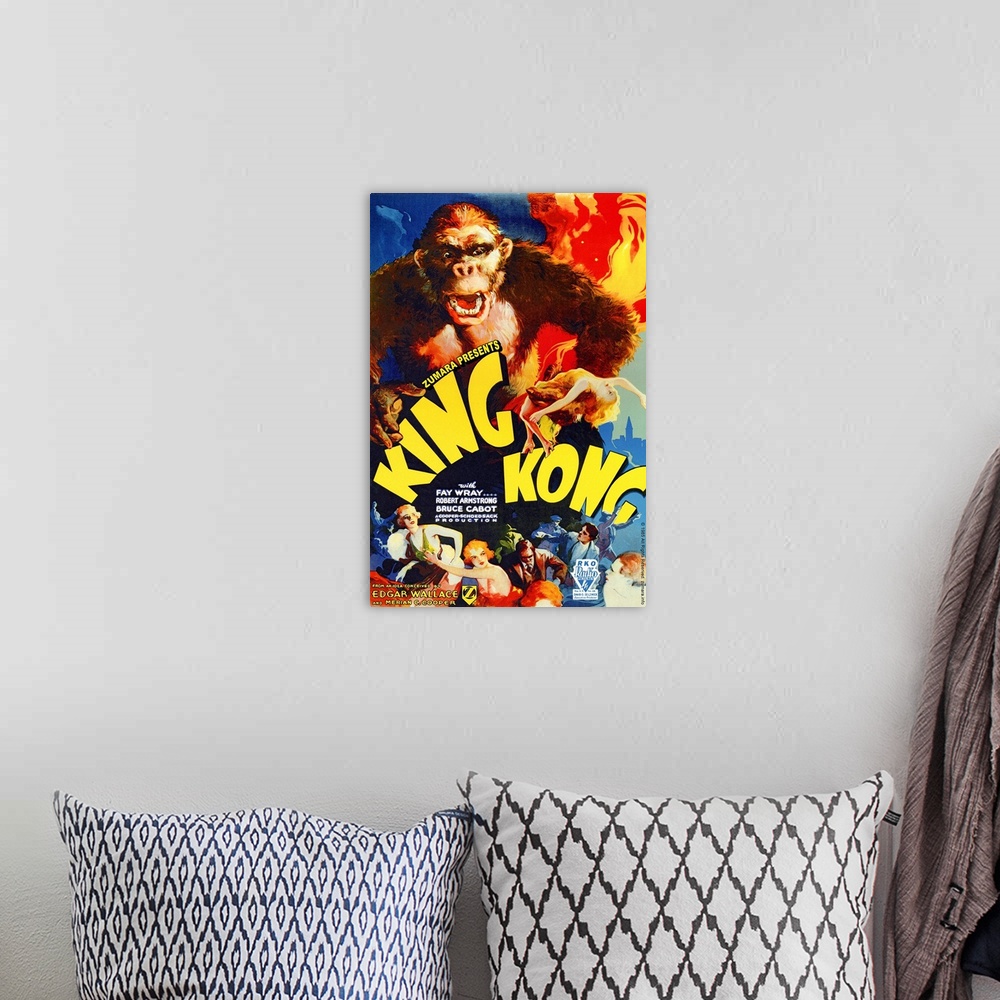 A bohemian room featuring King Kong Colored 3