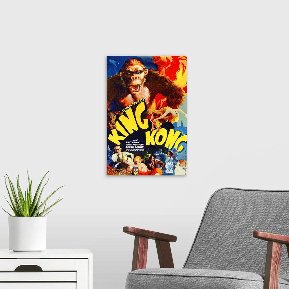 A modern room featuring King Kong Colored 3