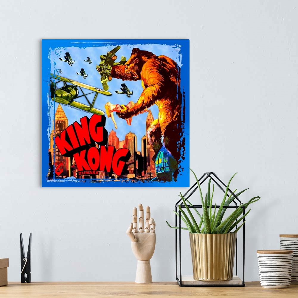 A bohemian room featuring King Kong Rage Blue