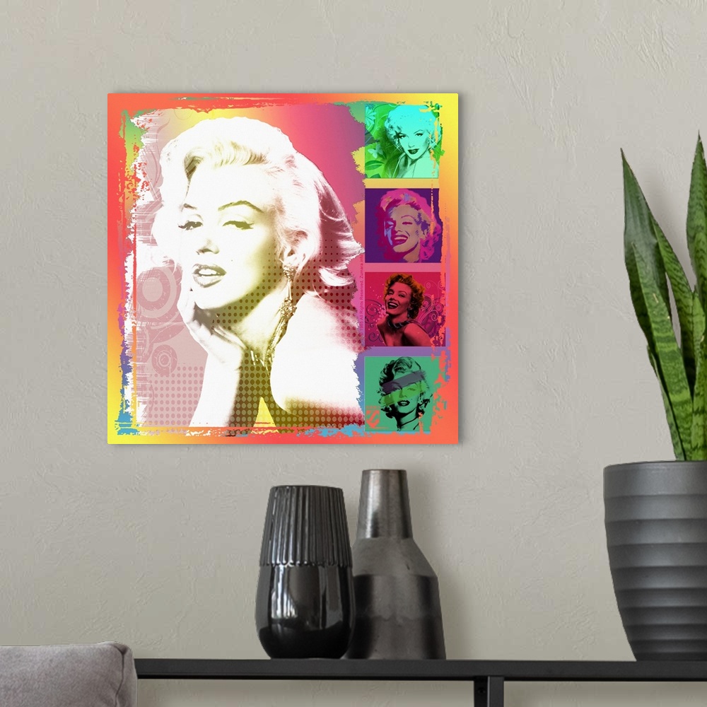 A modern room featuring Marilyn Monroe Five in One