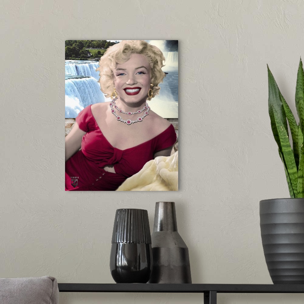 A modern room featuring Marilyn Monroe Niagara 2
