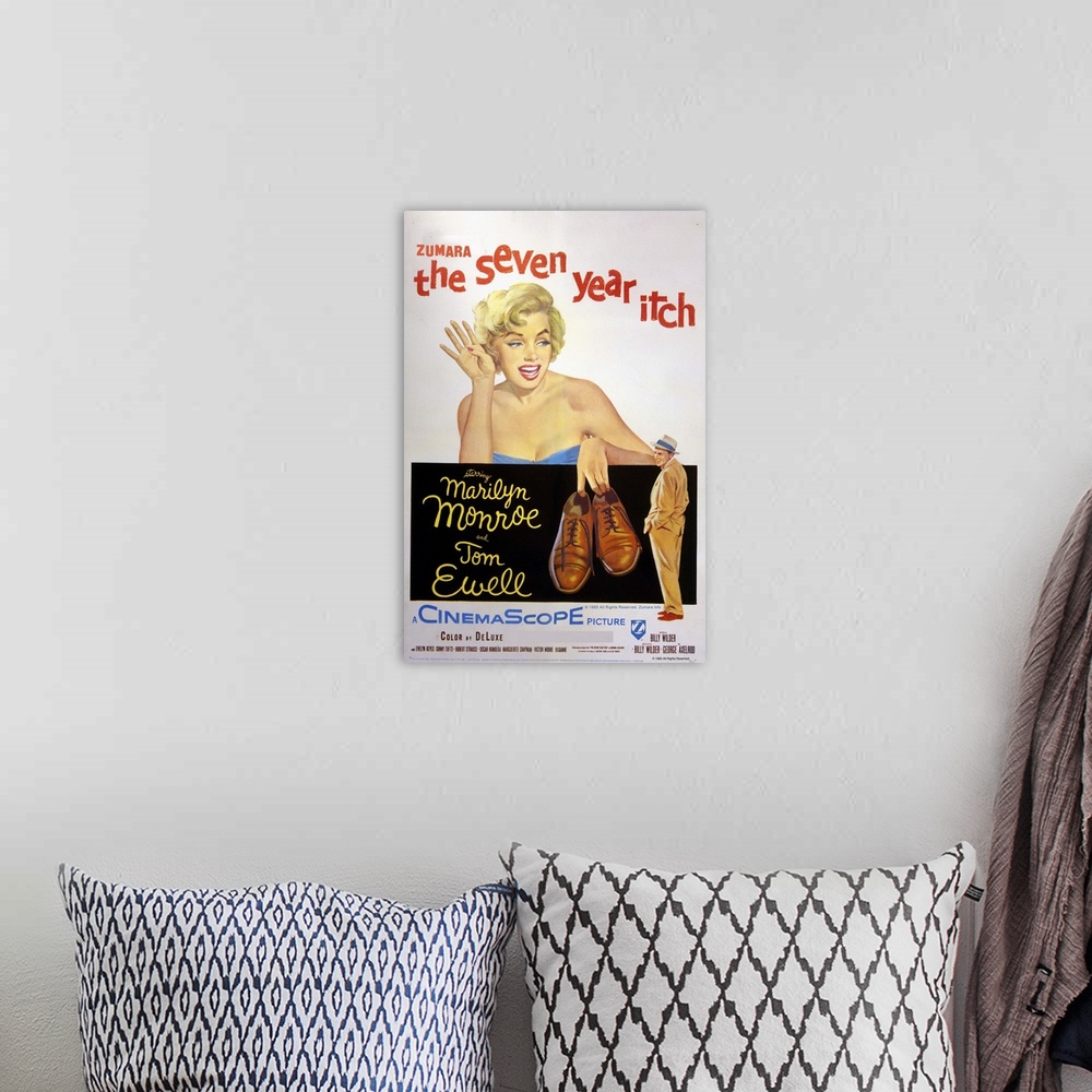 A bohemian room featuring Marilyn Monroe Seven Year Itch 147