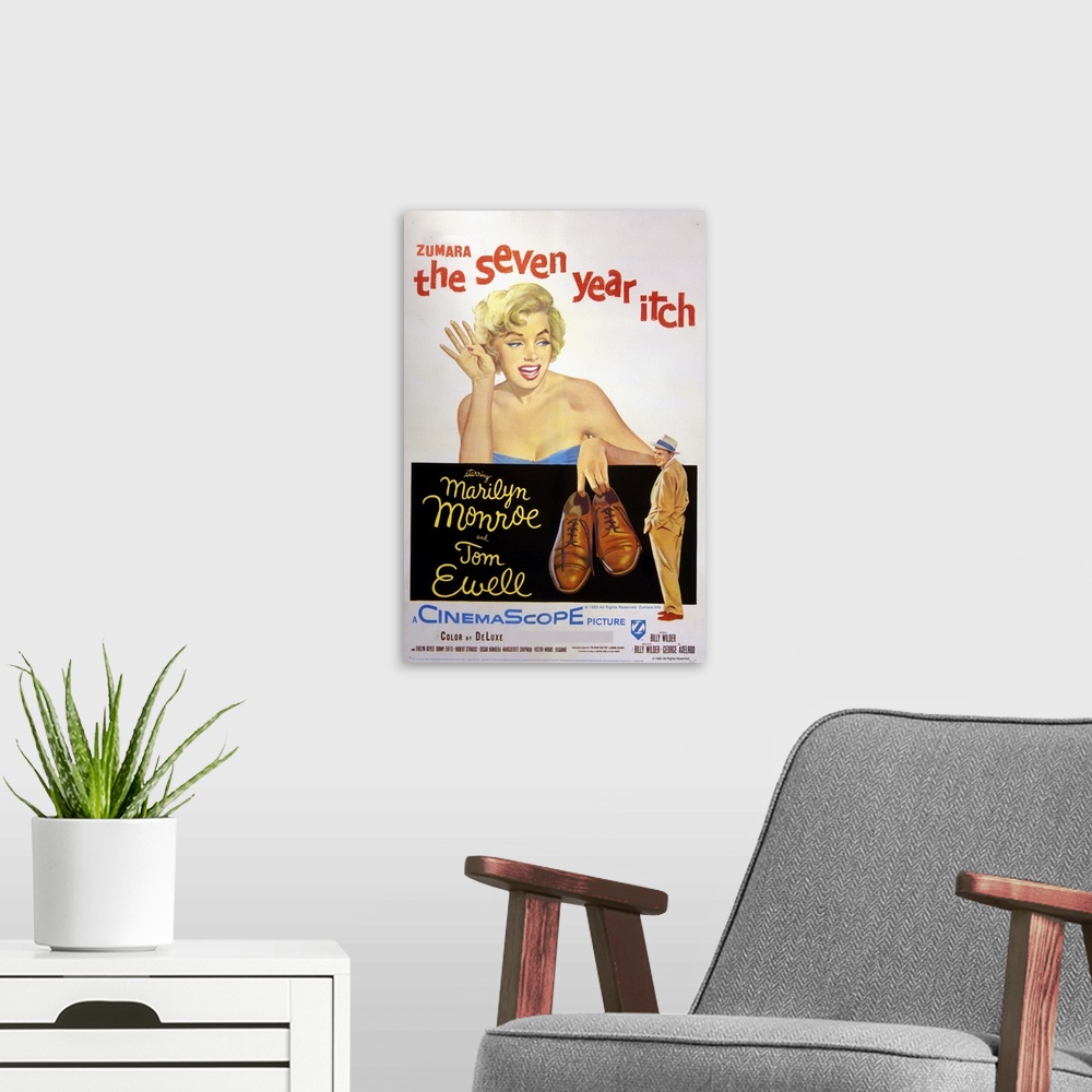 A modern room featuring Marilyn Monroe Seven Year Itch 147