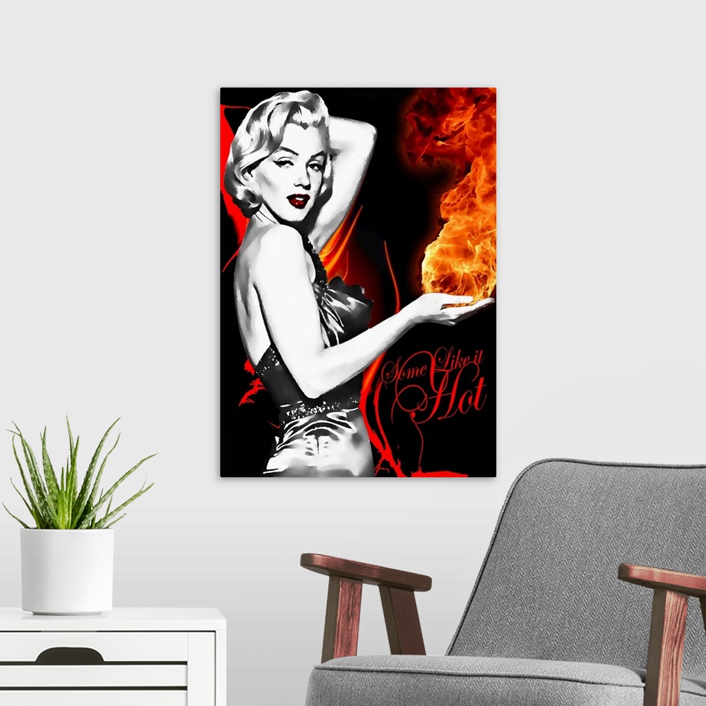 A modern room featuring Marilyn Monroe Some Like It Hot 157