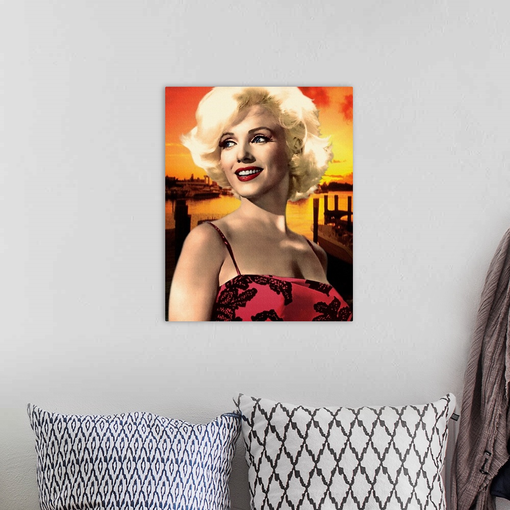 A bohemian room featuring Marilyn Monroe Top of The Bay