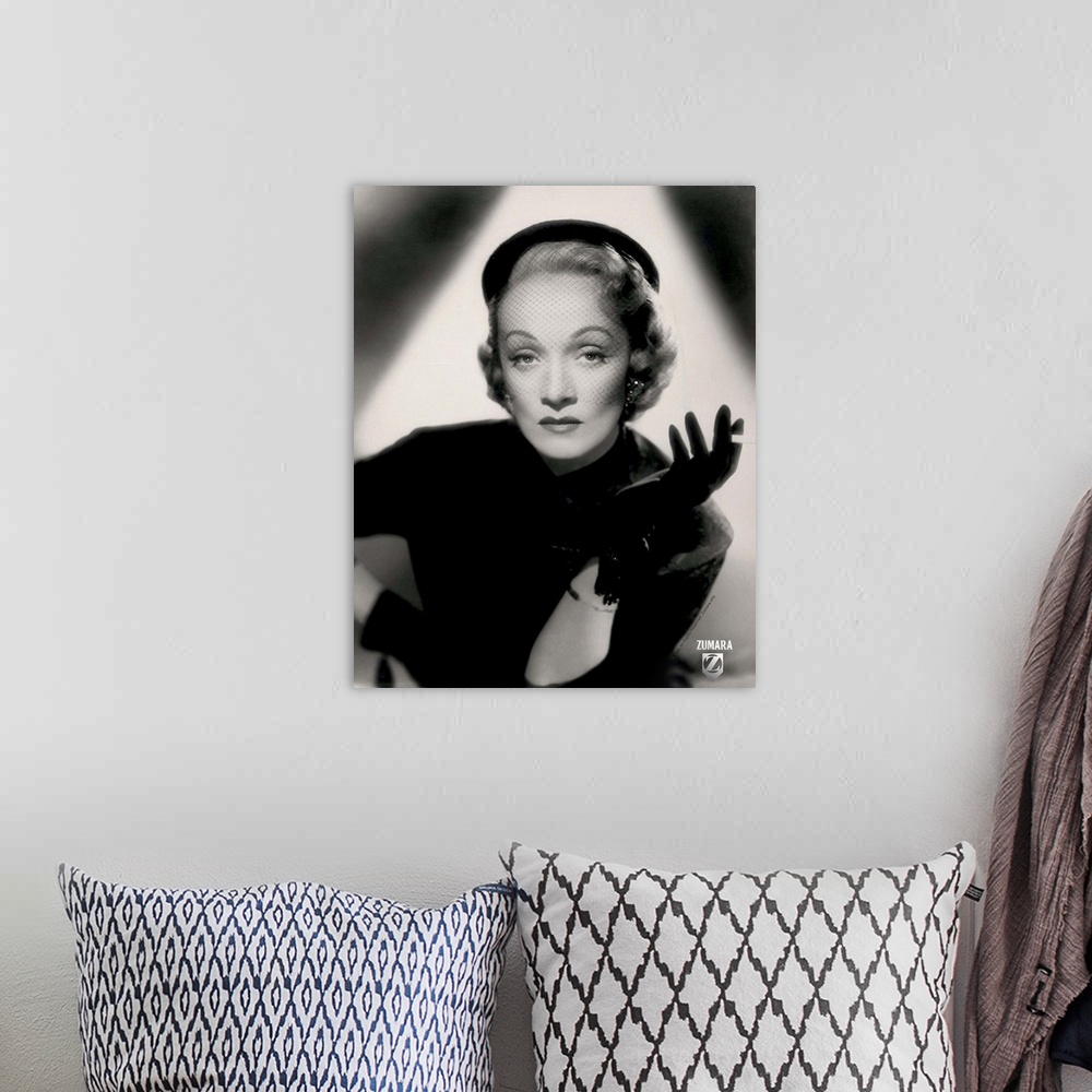 A bohemian room featuring Marlene Dietrich B
