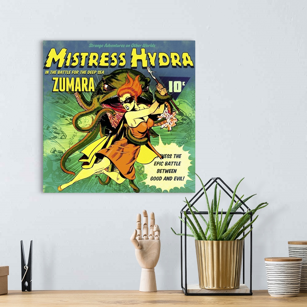 A bohemian room featuring Miss Hydra