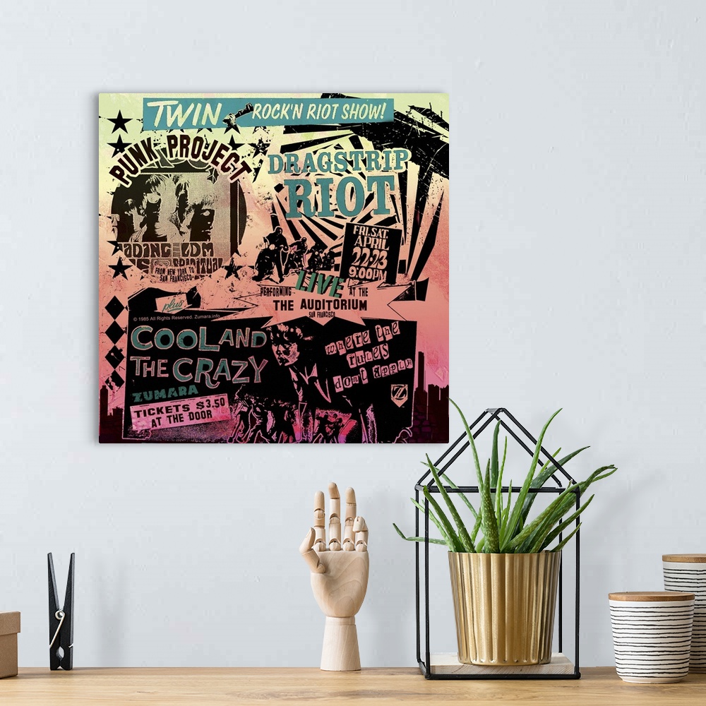 A bohemian room featuring Rock Riot 2