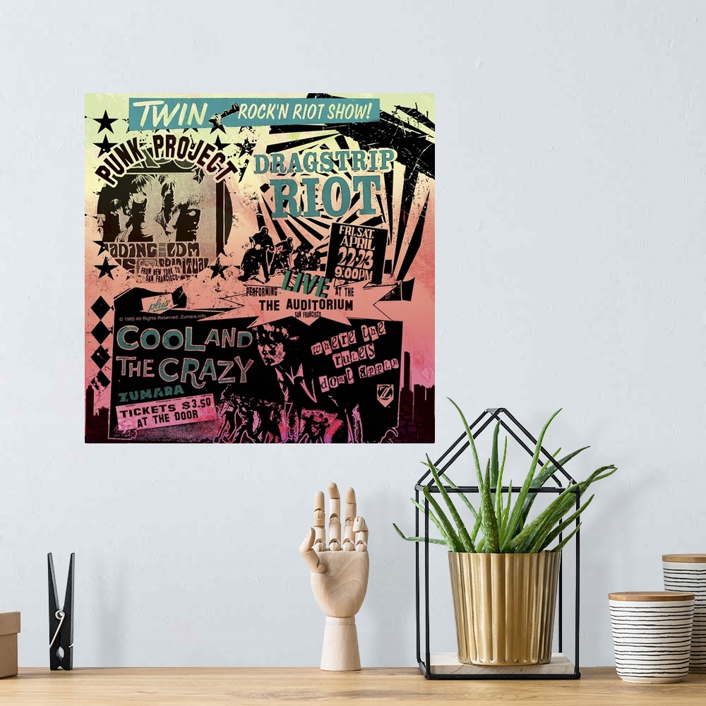 A bohemian room featuring Rock Riot 2