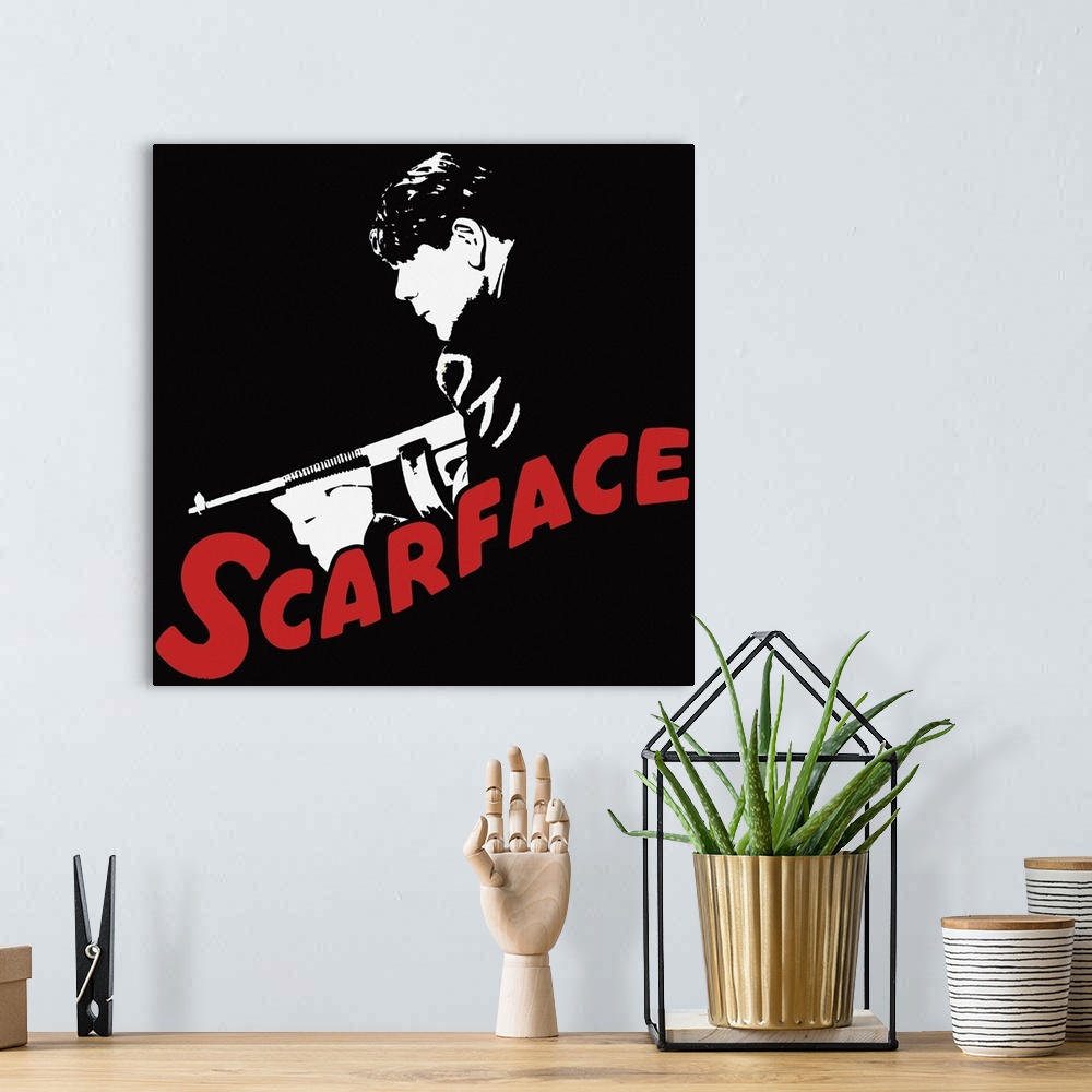 A bohemian room featuring Scarface 2