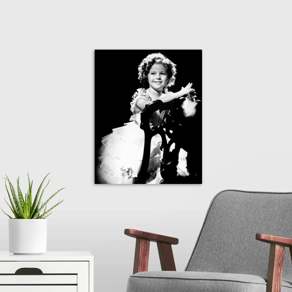 A modern room featuring Shirley Temple B&W 6