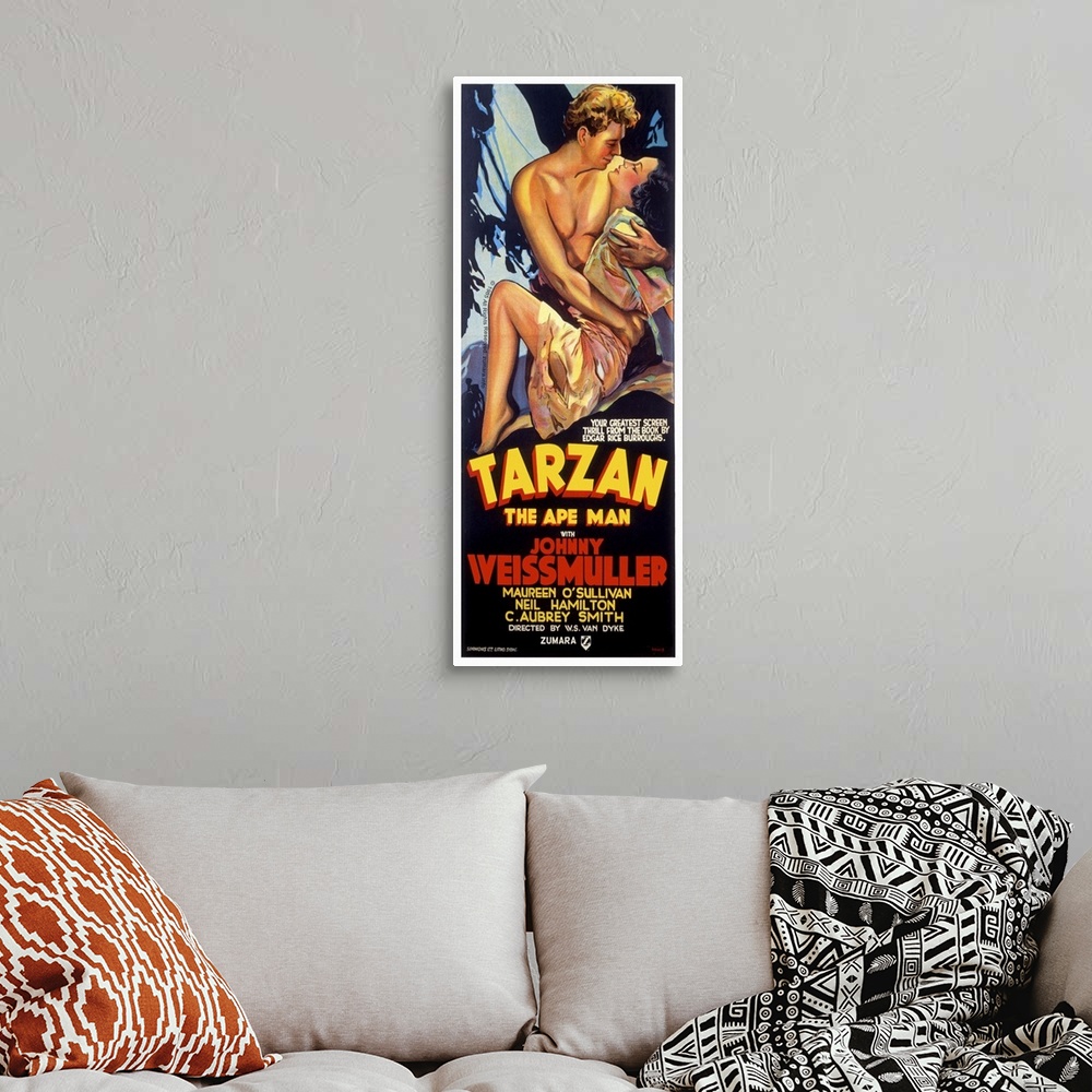 A bohemian room featuring Tarzan The Ape Man 2
