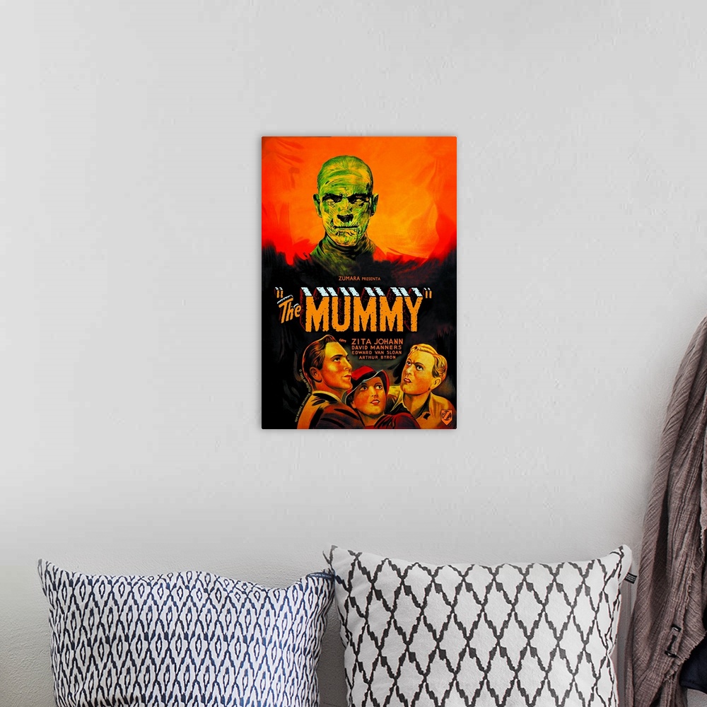 A bohemian room featuring The Mummy Colored 1