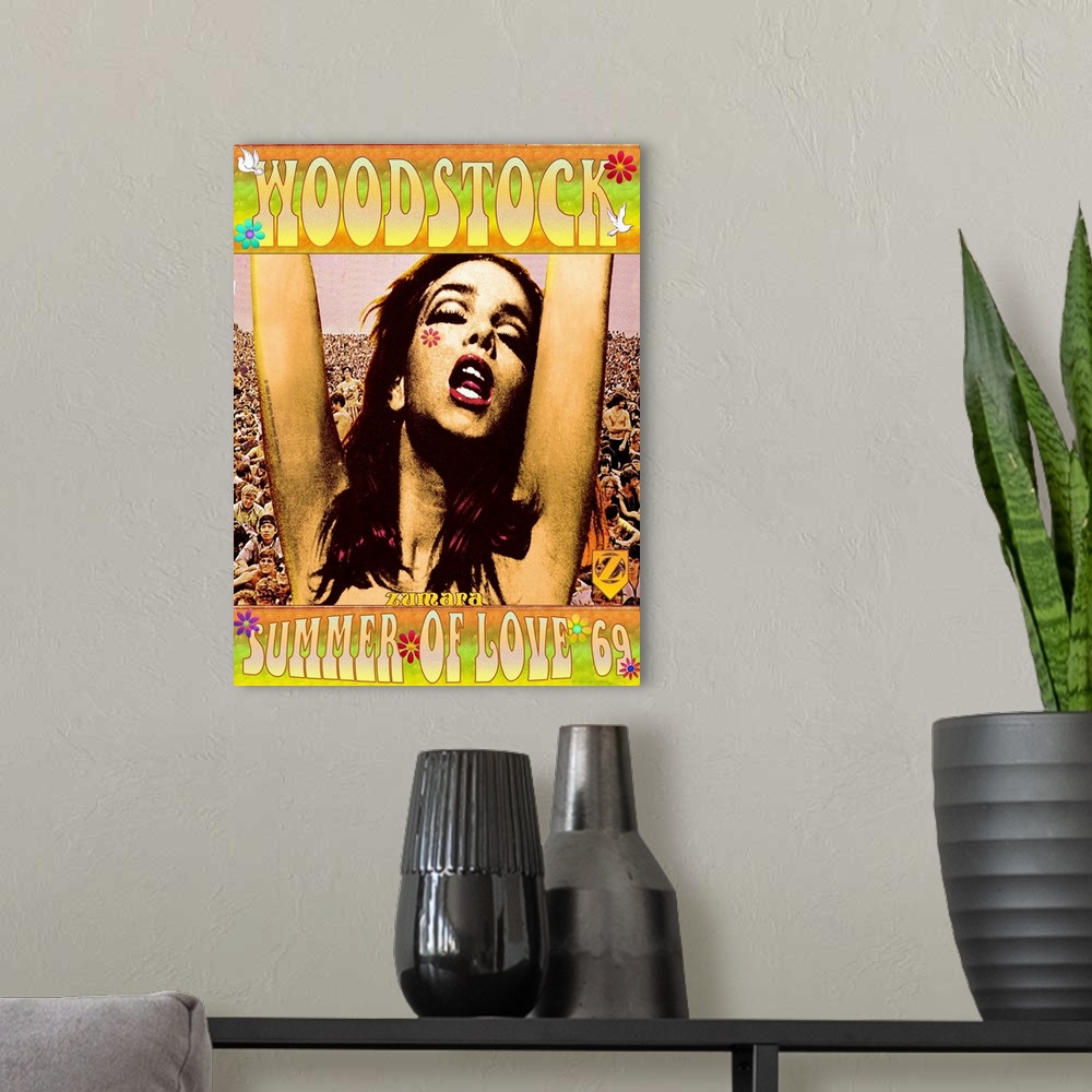 A modern room featuring Woodstock Dazed