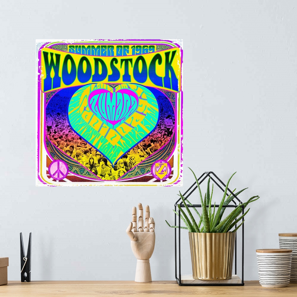 A bohemian room featuring Woodstock Heart
