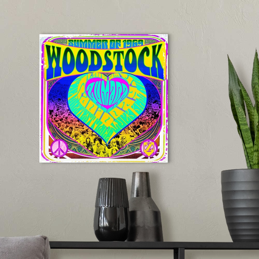 A modern room featuring Woodstock Heart