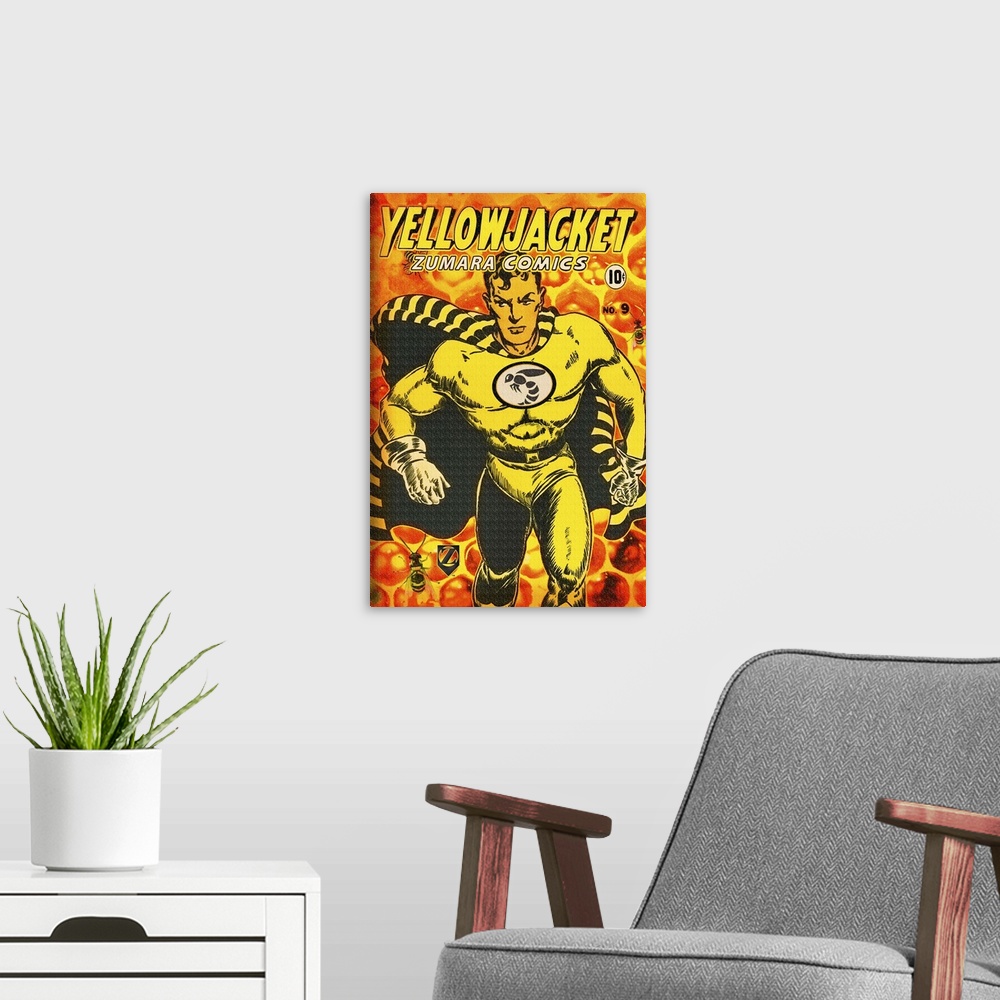 A modern room featuring Yellow Jacket 9