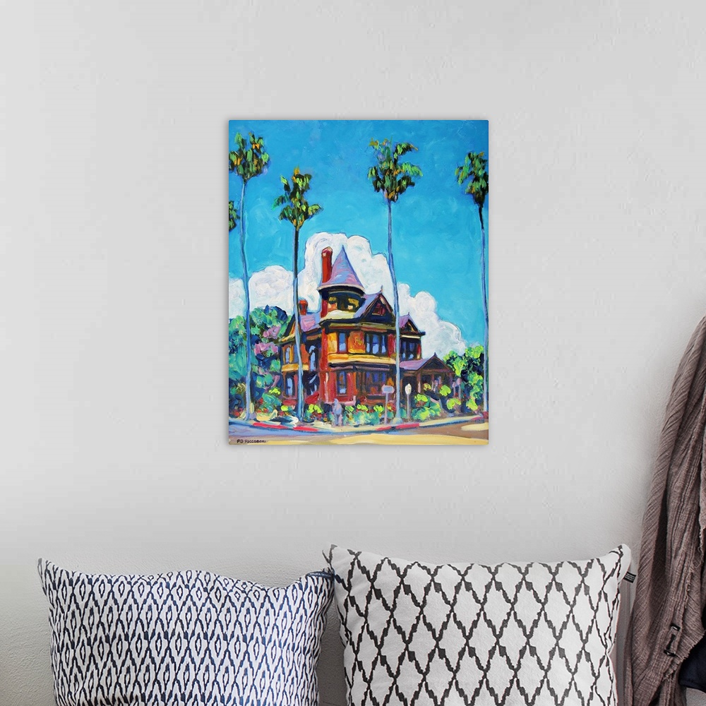 A bohemian room featuring Scripps House, San Diego