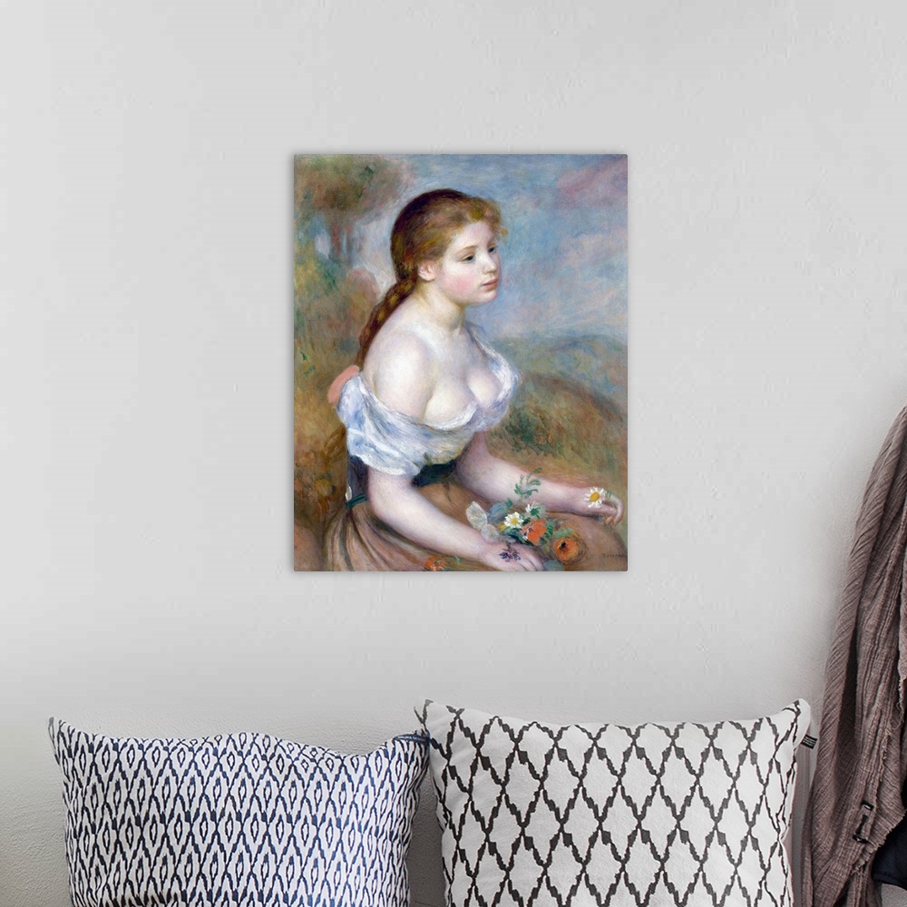 A bohemian room featuring I have taken up again, never to abandon it, my old style, soft and light of touch, Renoir announc...