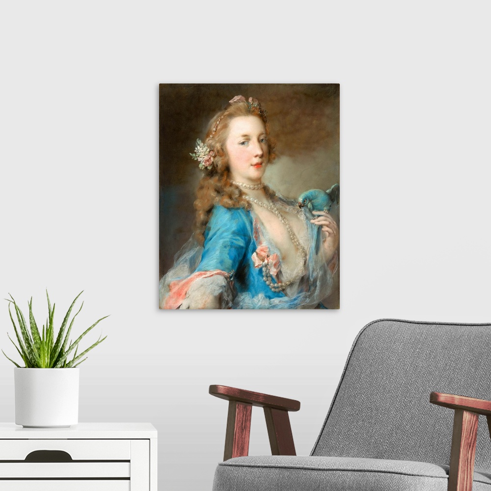 A modern room featuring Rosalba Carriera is renowned for the distinction she brought to pastel portraiture in Italy and F...