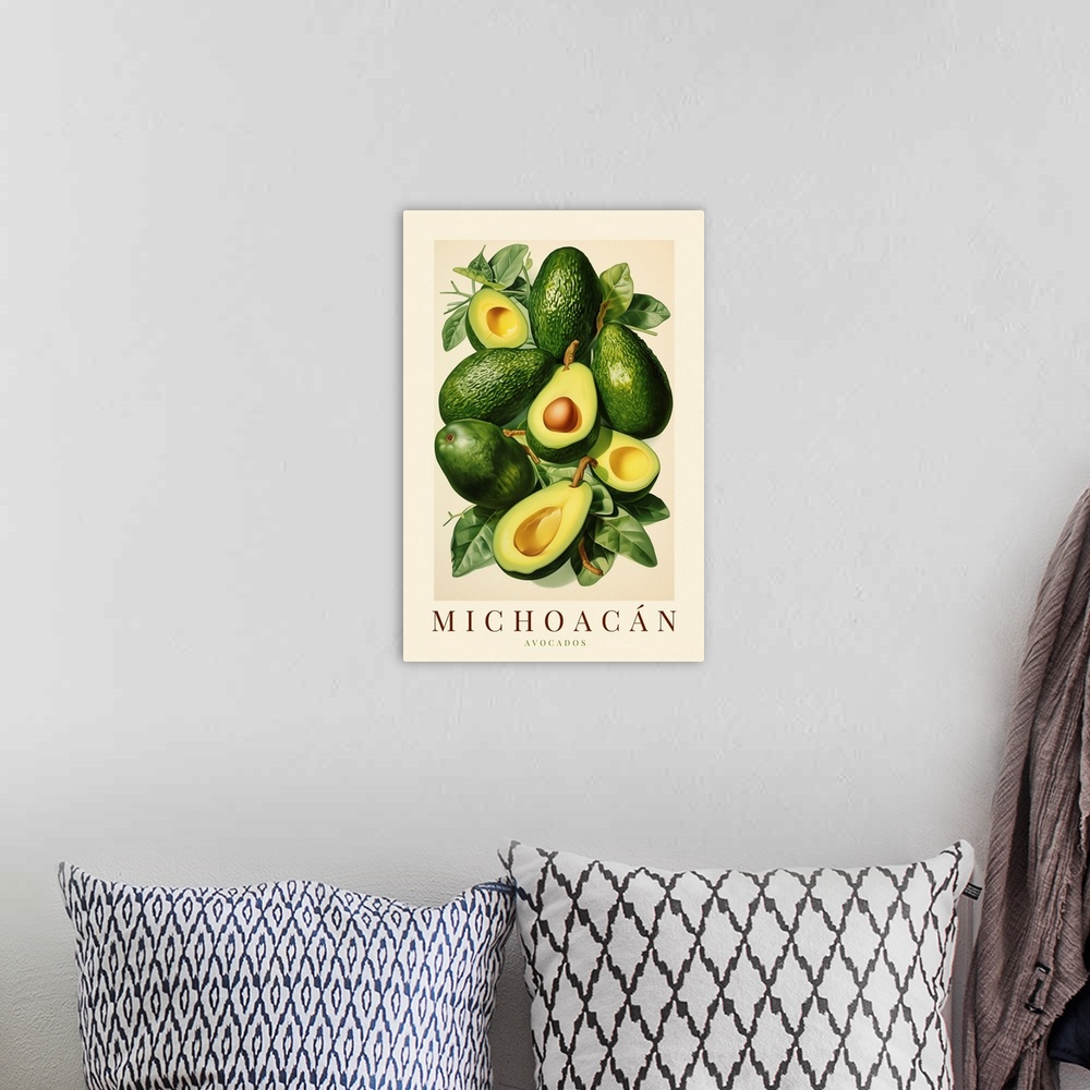 A bohemian room featuring Abundance Of Avocadoes